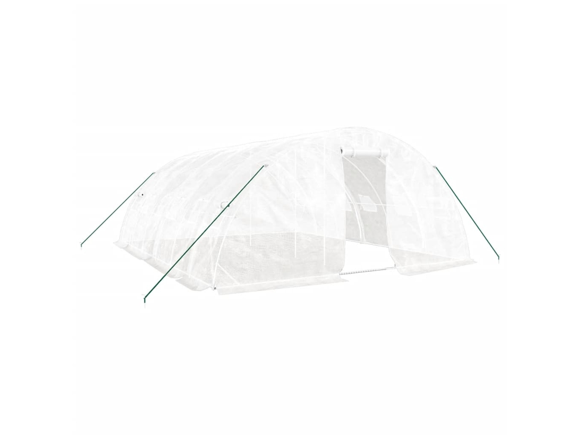 Greenhouse, Greenhouses Vidaxl Branco Polietileno (6 X 5 X 2.3 M)