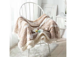 Cobertor Reversível De Pele Sintética, Lã Sherpa Quente E Aconchegante, Macio E Fofo, Perfeito Para Sofá-cama, Lavável À Máquina,-aquaforge