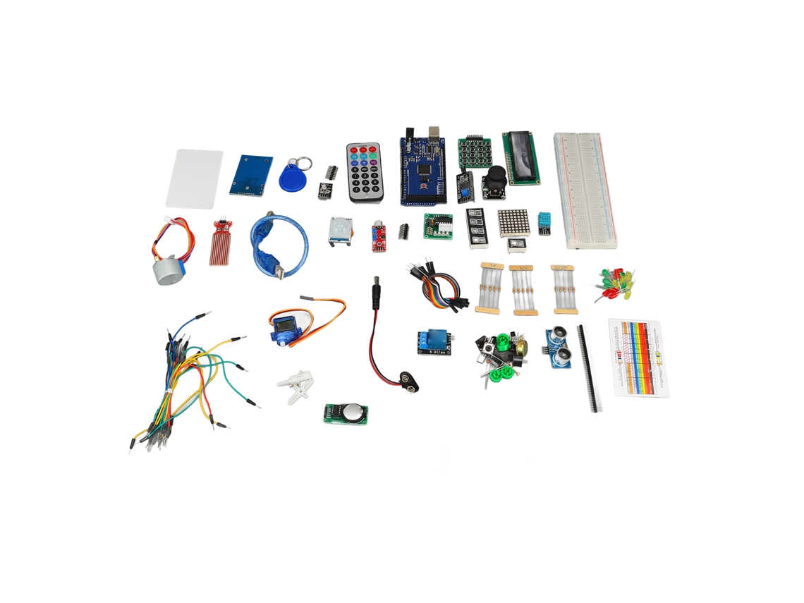 Kit Iniciante Placa Desenvolvimento Componentes Eletrônicos