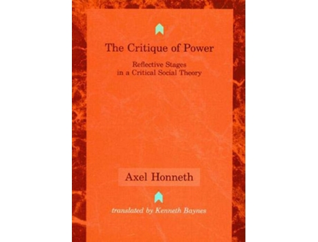 Livro The Critique of Power de Axel Honneth (Inglês)