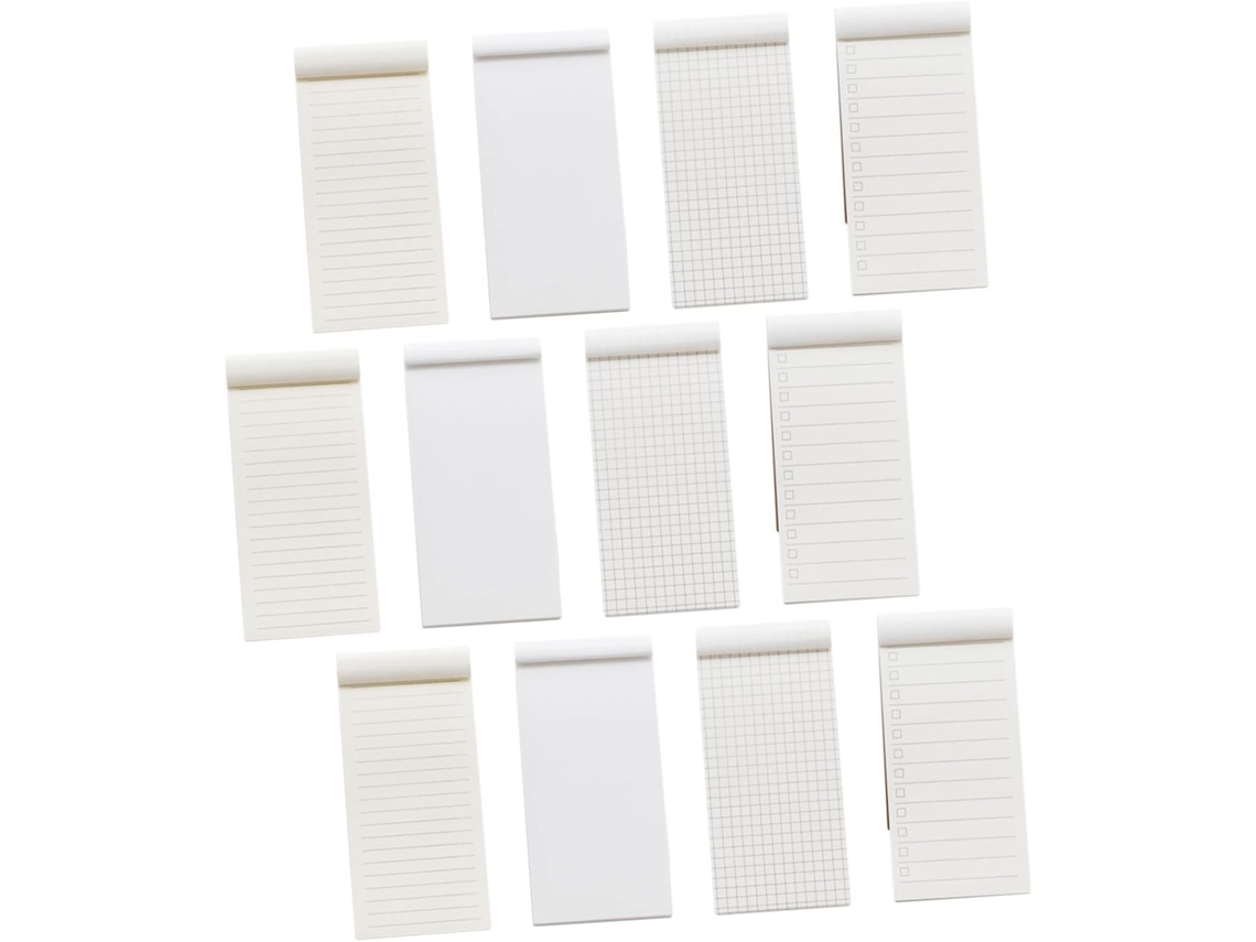 Mini Bloco De Notas Em Papel Kraft Caqui Lote De 12 De Poche Como Présent D'anniversaire Portátil E Funcional