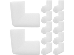 Proteções D'angle 12 Peças Em Mousse Epe Blanches