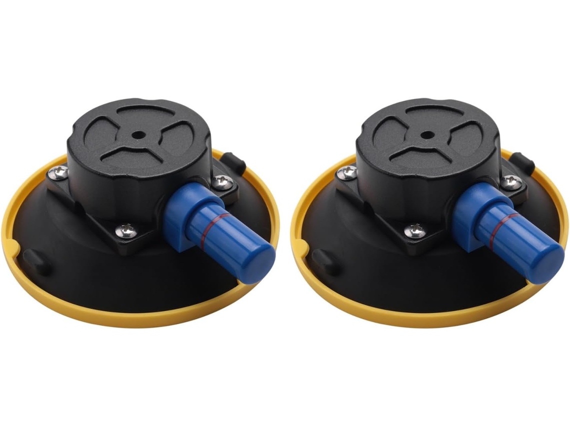 2 Ventosas Côncavas de 4,5 Polegadas para Bomba Manual de Alta Resistência com Pino Roscado. SFUSHOS (114,3 Mm)