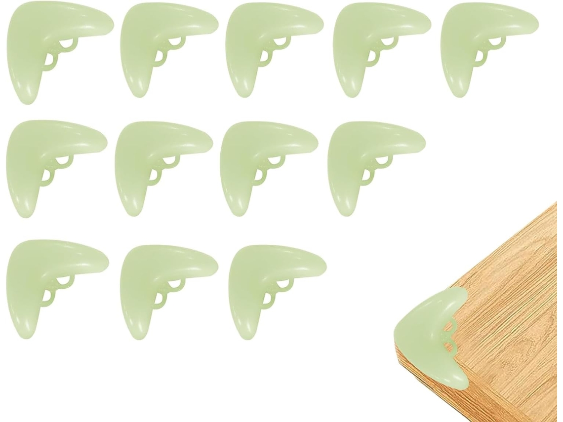 12 Pcs Proteção De Cantos E Bordas De Móveis Para Mesas Almofadas Para Proteger Crianças De Bordas Afiadas Slowmoose
