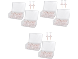 Conjunto De 3 Alfinetes Decorativos Aço Inoxidável Para Mapas