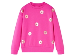 Sweatshirt Para Criança Rosa-escuro 104