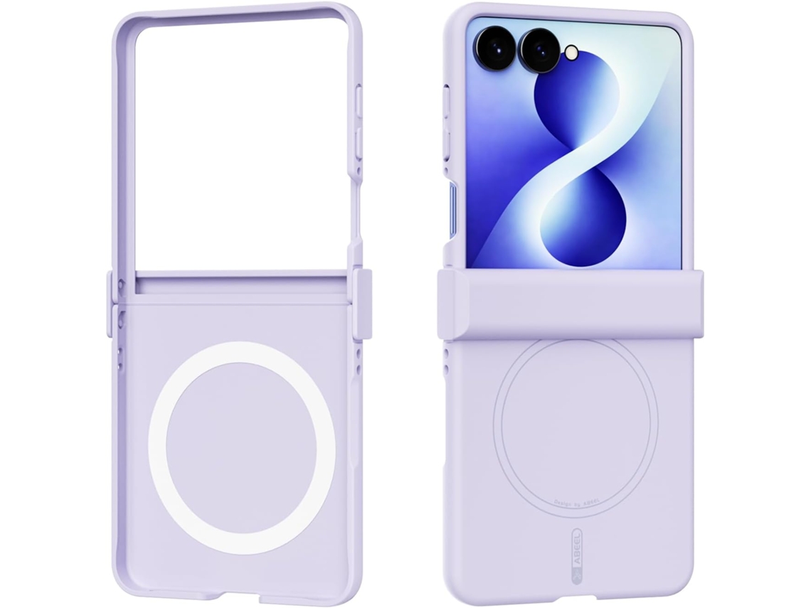Capa Para Samsung Galaxy Z Flip 8 2026,revestimento Rígido Em Policarbonato Resistente A Riscos, Carregamento Rápido. Roxo Hexinyigjly