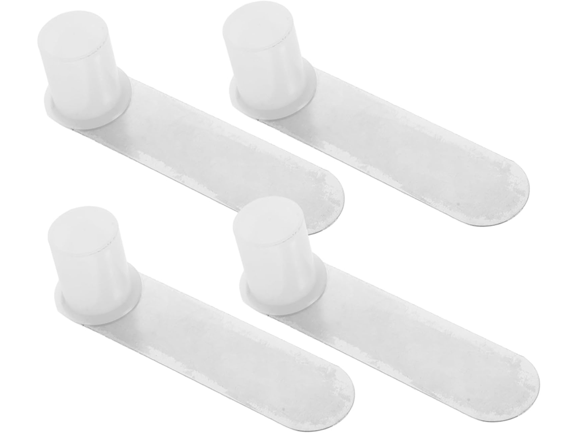 Conjunto De 4 Bases Aço Inoxidável Para Suporte Mosquiteiros, Ideais Para Dormitórios Estudantis E Camping Estáveis