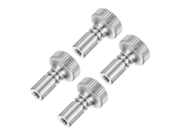 Pacote Com 10 Extensores Para Botão De Ligar/desligar Lâmpada, Comprimento 19 Mm, Adequado Para Interruptores De Lâmpada, Prata Sunny Spaces