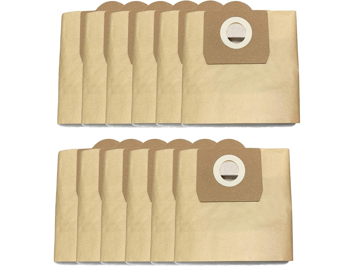 12 Sacos Para Aspirador Karcher 6.959-130.0 Mv 3 / Wd 3.xxx/a 22xx / A 25xx / A26xx /se 4001, 4002