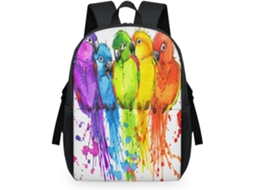 Mochila Tropicallife com Estampa de Pássaros POLÍESTER 32.5x15x44.9 cm