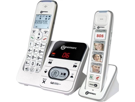 Telefone GEEMARC Duo Dect com Secretária Eletrônica e Photodect