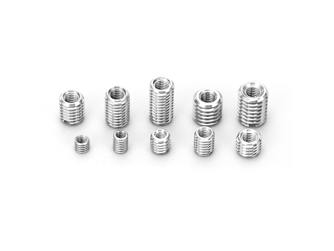 Conjunto De 55 Porcas Inserção Fixadores Roscados Em Aço Inoxidável