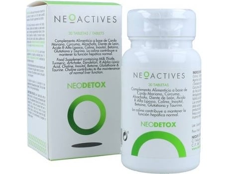 Chá NEOACTIVES Neodetox (30 tabletes)