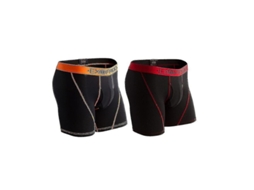 Conjunto de 2 Calcinha Boxer Masculina Exofficio Sport Mesh 6 Polegadas Tamanhos EUA