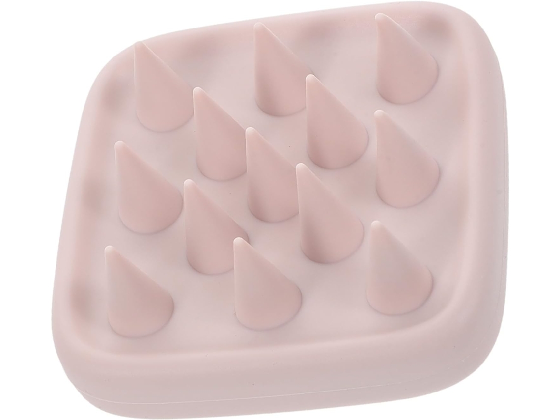 Escova De Viagem Healeved Para Couro Cabeludo Com Dentes Largos, Silicone Para Pele E Cabelo