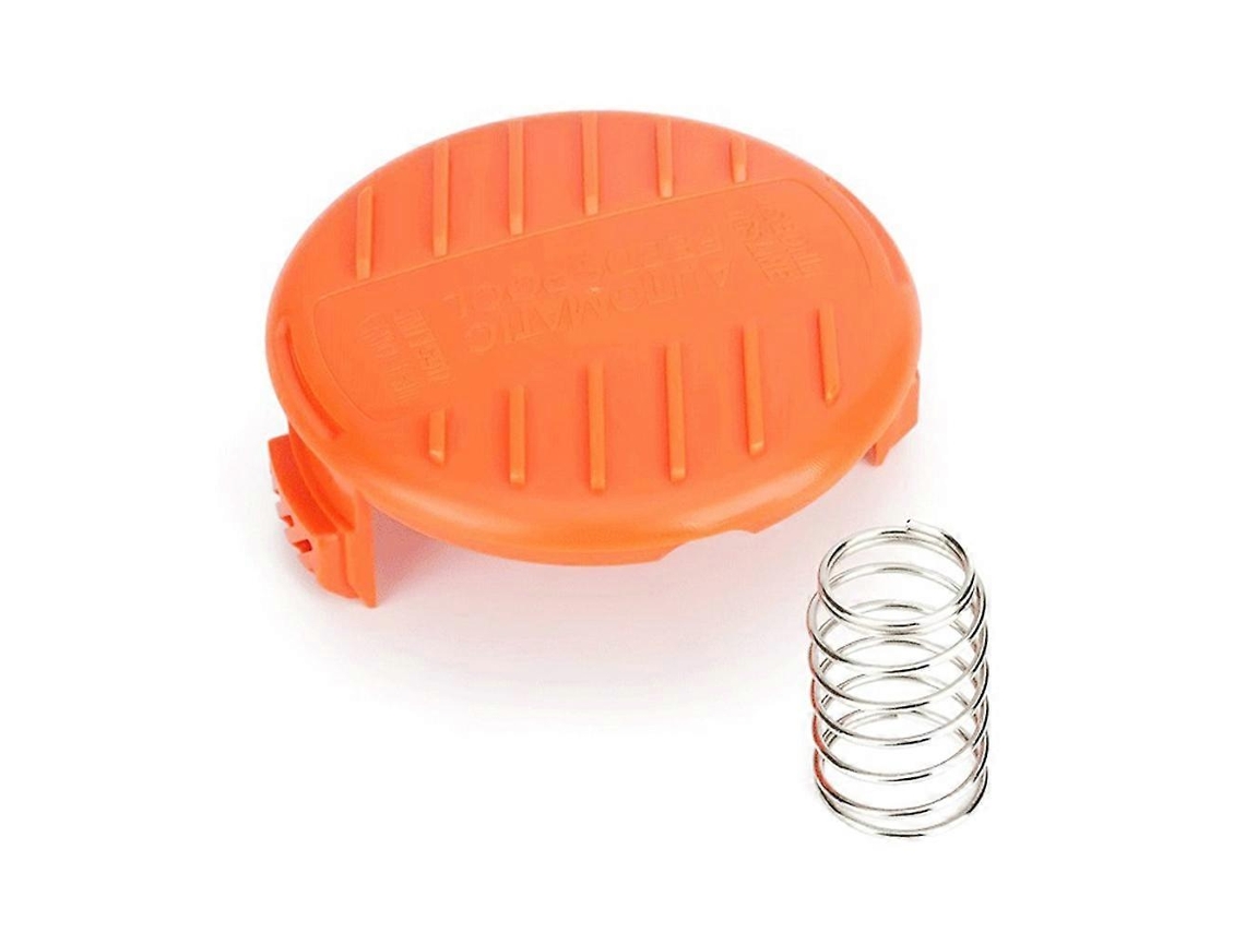 N9S RC 100 P para BLACK DECKER ST522, LST1018, tampa do carretel + mola, peças para cortador de grama