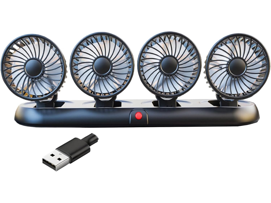 Ventilador Circulador De Ar Usb Com Controle Remoto, Mesa Oscilante 5