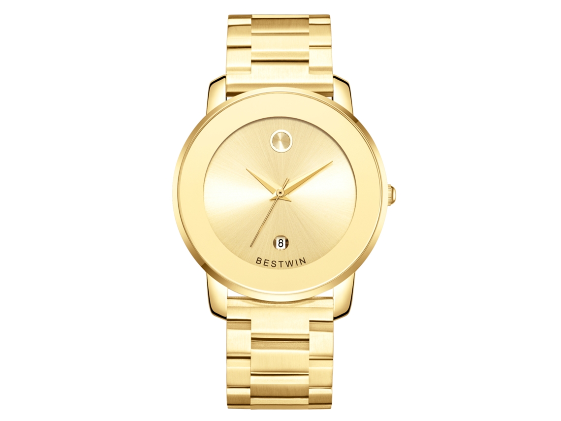 Relógio de Quartzo Masculino MDUG (dourado)