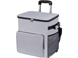 Carrinho Refrigerado com Bolsa Térmica de 35 Litros, Recipiente Impermeável para Alimentos e Rodinhas para Uso Externo CHABERLU