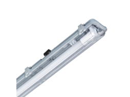 Armadura Hermética 120cm Ip65 Com Tubo Led Vidro 18w 140lm/w 6000k Branco Frio Ledkia