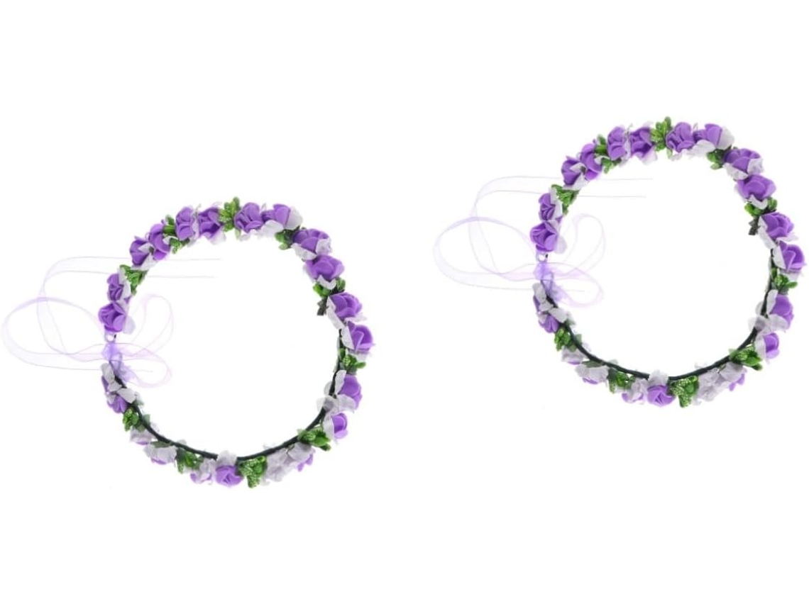 Conjunto De 2 Peças De Tiara De Vime Para Festas, Acessório Elegante Para Meninos E Meninas.