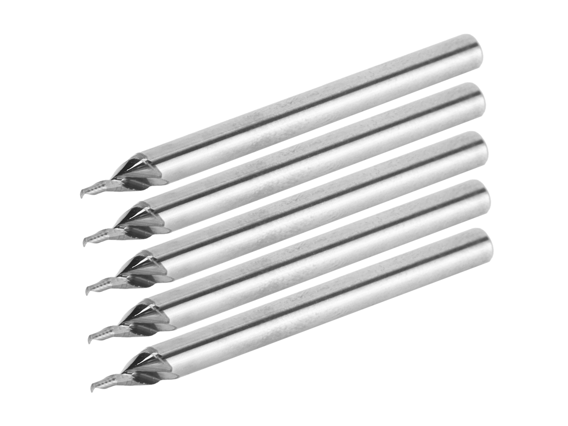 Fresa De End Mill De Aço Tungstênio Cnc 5pcs