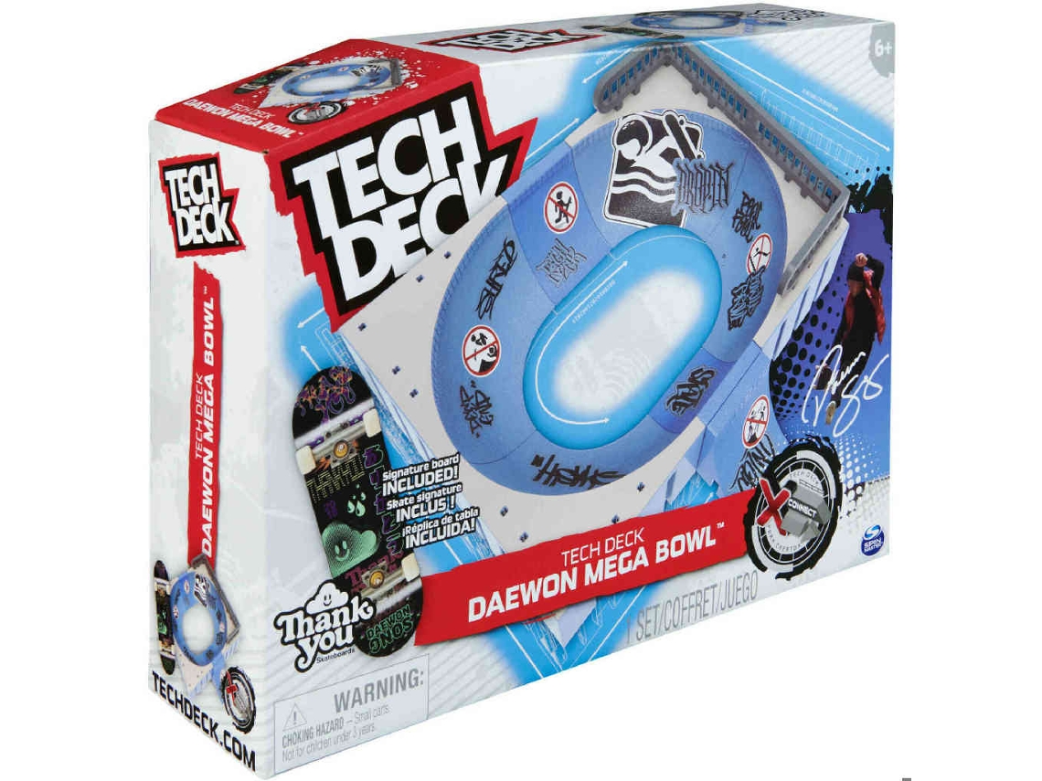 Daewon Maga Bowl Tech Deck SPIN MASTER (Idade Mínima Recomendada: 3 Anos)