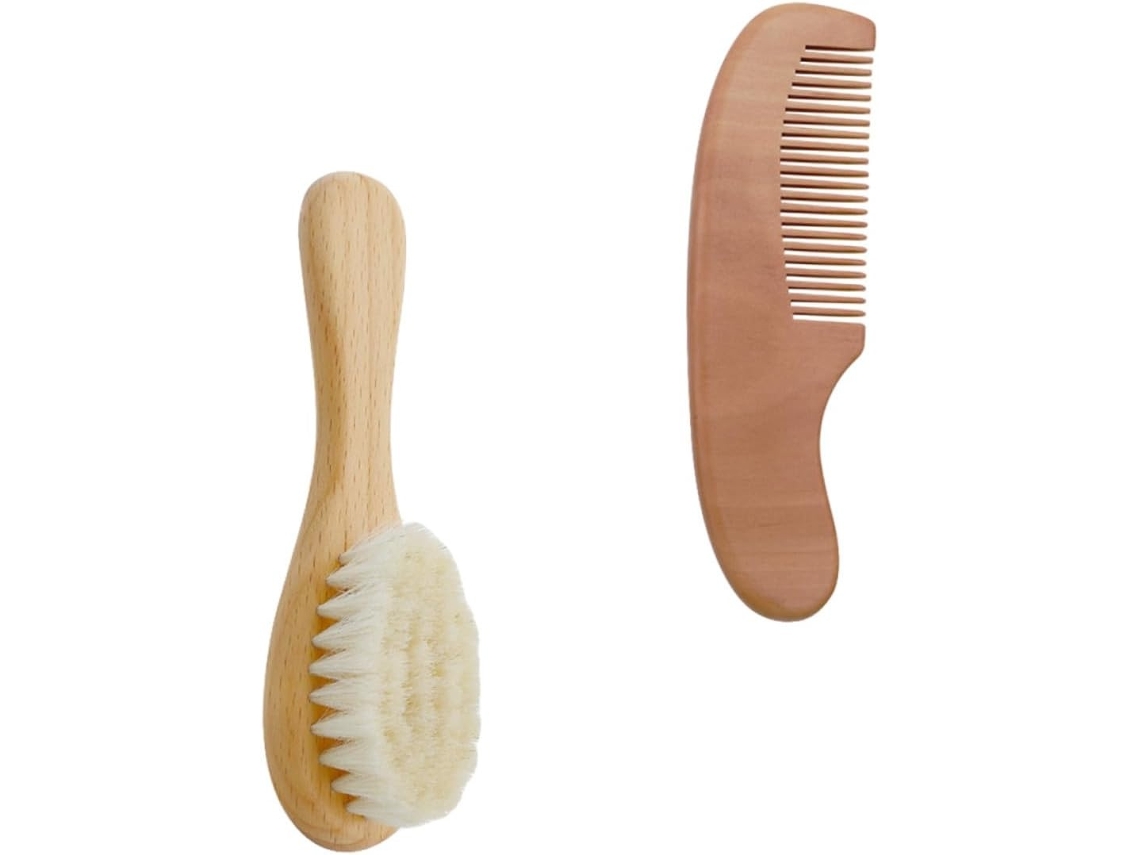 Lurelia Acessório De Duche Com Escova De Banho Para Bebé, Massagem Suave, Duche Prático Prático