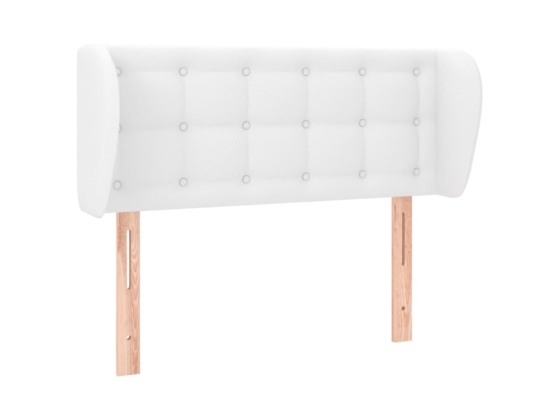 Headboard, Headboards Vidaxl Branco Couro Artificial (93 X 23 X 78/88 Cm)