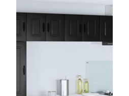 Vidaxl Painel De Lava-louça Kalmar Preto 60 X 31 X 40 Cm