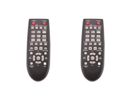 2 Controles Remotos De Substituição Para A Barra De Som Samsung Ah59-02547b Hw-f450 Hwf450_glo