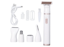 HURRISE Lâminas Faciais para Mulheres Barbeador Elétrico para Mulheres Cabeças de Barbear de Cetim Acessório de Beleza Flor-Planta