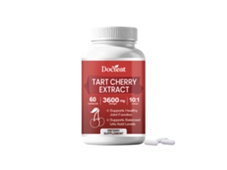 Cápsulas Docteat com Cereja Azeda para Cuidado Articular e Sono Relaxado LAXISCREED