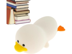 Luminária Noturna De Silicone Em Formato Pato Com Controle Por Toque