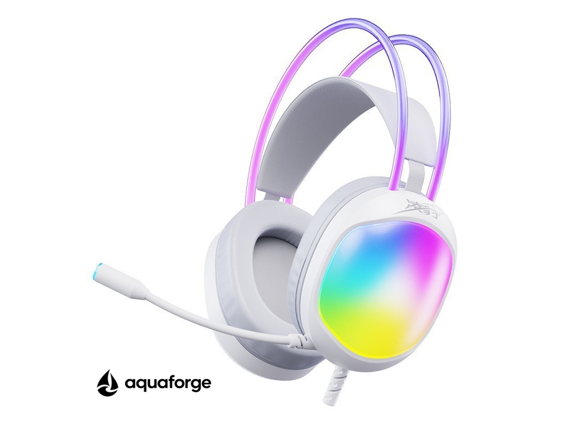 Headset Gaming Com Microfone Cancelamento De Ruído Led Rgb