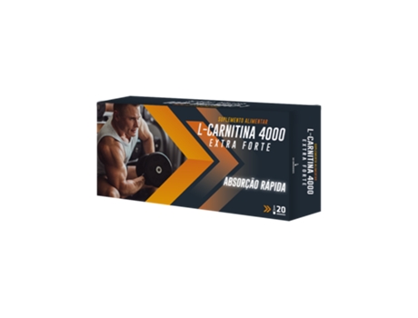 L-Carnitina 4000 Extra Forte 20 Ampolas NOVO HORIZONTE