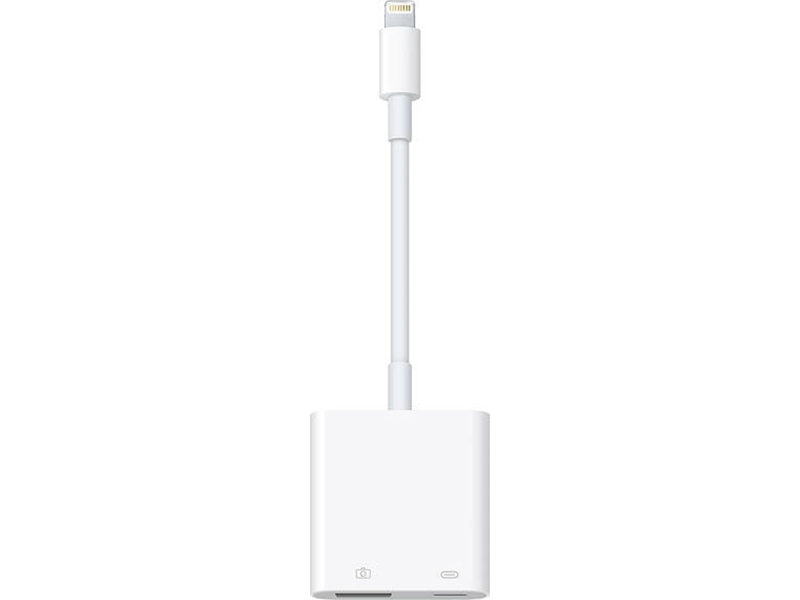 Adaptador APPLE MK0W2ZM/A (Outlet Caixa Aberta - iPad - Lightning - USB 3 - 2 Portas - Branco)