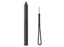 Lurelia Bastão De Selfie Extensível, Até 2,2cm, Rotação 360°, Para Telemóvel, Em Liga De Alumínio, Preto