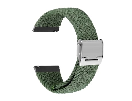Bracelete Pulseira Solo Loop Entrançada Ajustável Para Amazfit T Rex 2 Verde Vledary