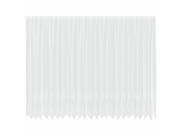 Conjunto 1 Cortina De Renda Vidaxl Branco Poliéster (280 X 600 Cm)