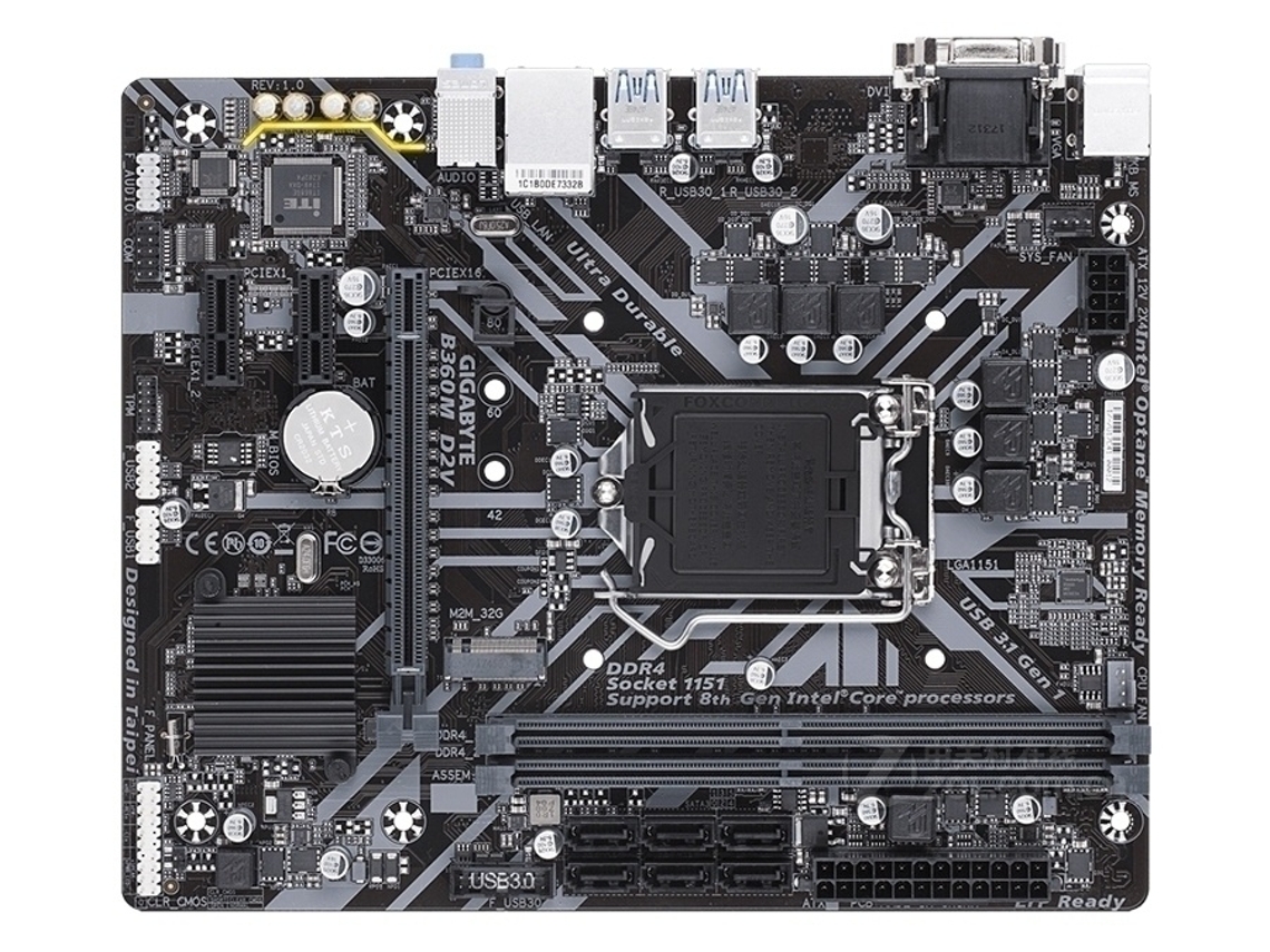 Motherboard GIGABYTE B360m D2v socket Lga 1151 Intel B360 Ddr4 Micro Atx