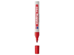 Marcador EDDING 750 (2-4 mm - Vermelho)