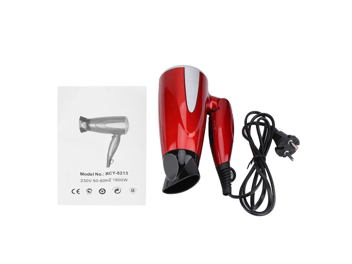 Secador De Cabelo Portátil Laxiscreed Com Ar Quente E Frio, Dobrável, 220v Padrão Ue