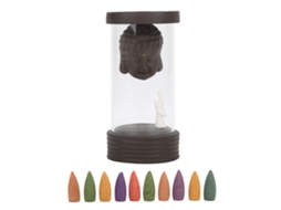 Incensário de Chaminé Contra Vento com Design Buddha LAXISCREED