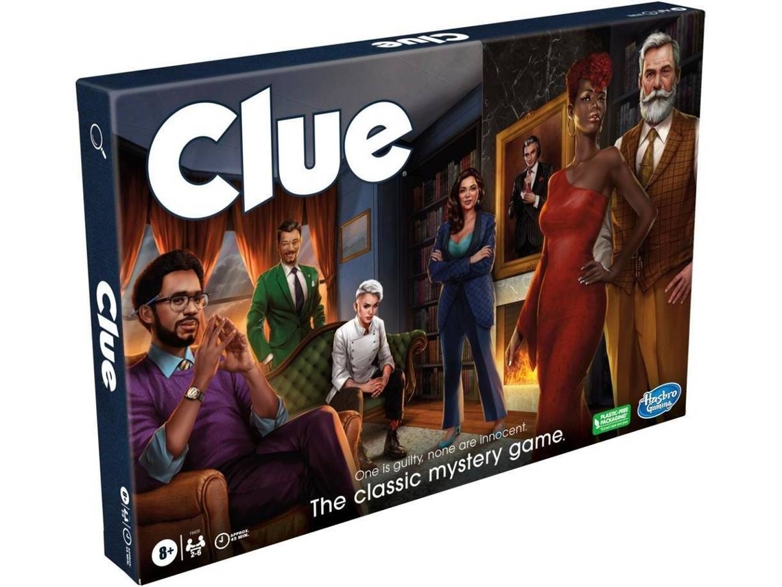 Jogo de Tabuleiro HASBRO Cluedo Refresh (Outlet Caixa Aberta - Idade Mínima: 8 anos)