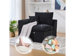 Sofá Moderno Minimalista De Tecido, Poltrona Para Sala, Macio E Confortável, Com Almofada. Estilo Nórdico, Compre Dois Sofás.