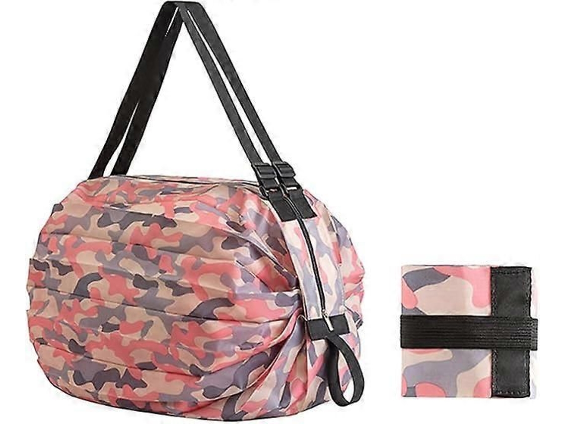 Sacola de Compras Dobrável e Ecológica para Viagens GOKOCO (rosa)