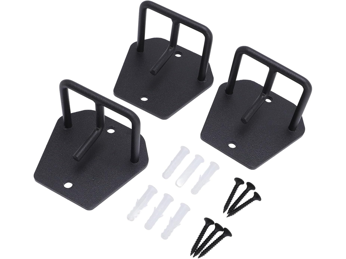Suporte De Parede Para Faixa Elástica, Formato Em L, Que Economiza Espaço, Metal, Exercícios Casa E Academia