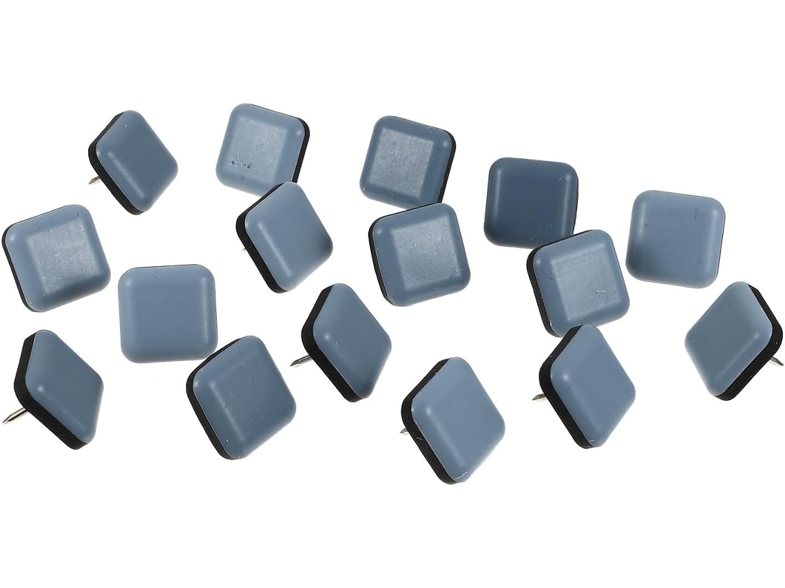Protetores De Pés Para Cadeiras E Mesas Partykindom, 25x25 Mm, Antirruído, Resistentes Para Pisos De Madeira, 16 Peças